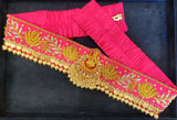 Saree belt maggam work belt lakshmi pendant vaddanam waist belt designer belt saree belt adjustable waist belt hip belt hip chain vadiyanam