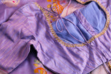 Paithani saree menakari saree saree blouse saree stitched blouse handloom saree pastel color saree lyte weight saree