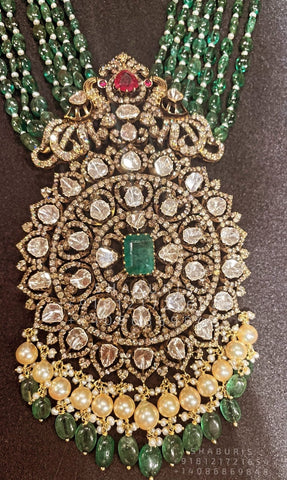 Victorian jewelry diamond necklace rubies emeralds bridal diamond necklace indian jewelry designs silver jewelry wedding jewelry - SHABURIS