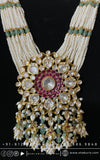 Kundan necklace antique necklace rubies emeralds bridal diamond necklace indian jewelry designs silver jewelry wedding jewelry - SHABURIS