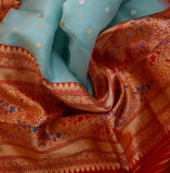 Kora banarasi saree stitched blouse silk saree party wear saree blouse designer blouse maggam work blouse bridal saree blouse traditional