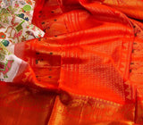 Gadwal Silk saree Silk Saree handloom saree stitched blouse green saree blue saree party wear saree silk saree wedding saree