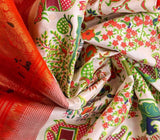 Gadwal Silk saree Silk Saree handloom saree stitched blouse green saree blue saree party wear saree silk saree wedding saree