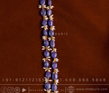 Tanzanite necklace Coral necklace Polki emeralds bridal diamond necklace indian jewelry designs silver jewelry wedding jewelry - SHABURIS