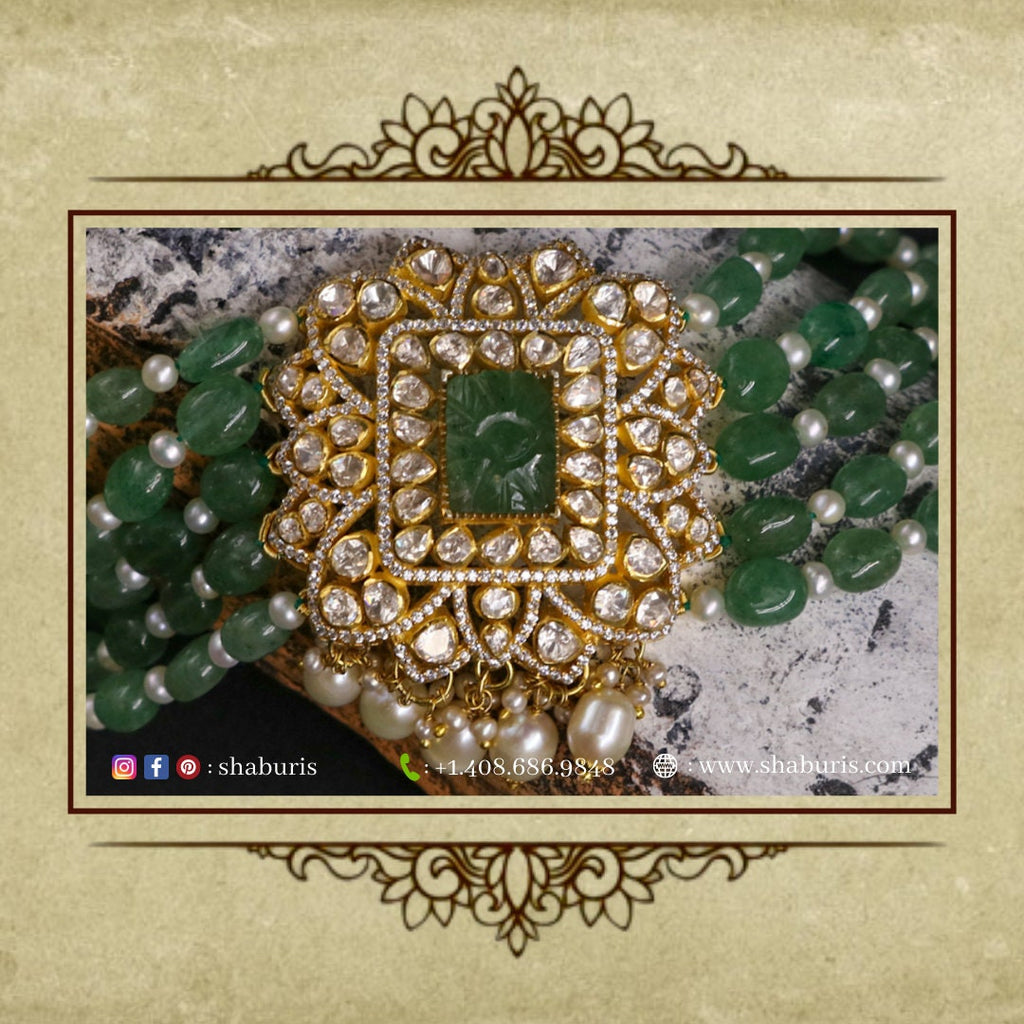 Emerald stone jewellery designs sales