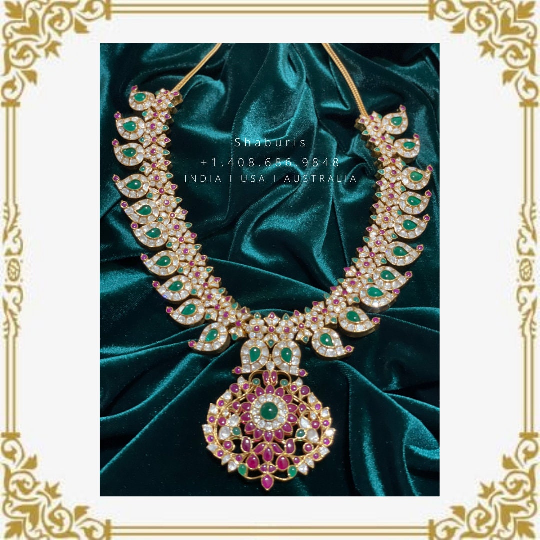 Mango mala bridal jewelry wedding jewelry indian gold jewelry designs silver jewelry shaburis jewelry statement jewelry - SHABURIS