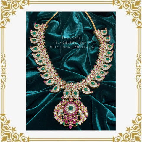 Mango mala bridal jewelry wedding jewelry indian gold jewelry designs silver jewelry shaburis jewelry statement jewelry - SHABURIS