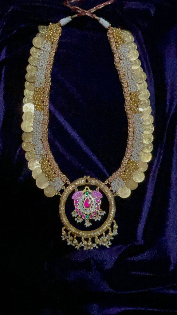 Silver kasu mala online deals