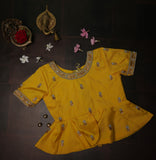 Designer CropTop teens crop top haldi outfit lehenga choli mehendi outfit sangeet outfit wedding outfit festive outfit indian dress for kids