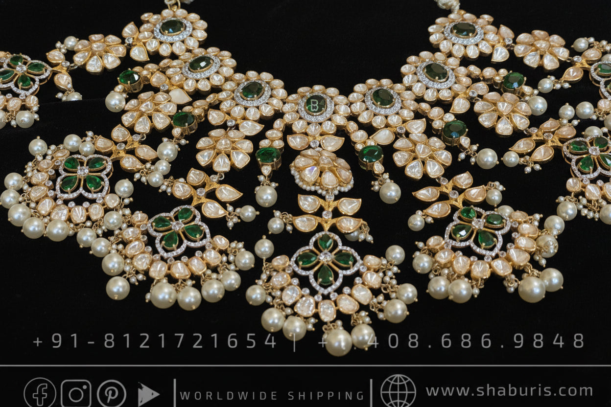 Bridal Jewelry Indian wedding Jewelry Indian gold jewelry designs pure silver jewelry victorian Diamond Necklace designs statement jewelry