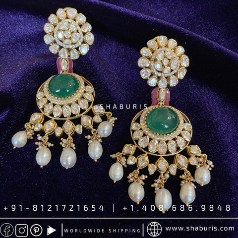 Bridal Jewelry Indian wedding Jewelry Indian gold jewelry designs pure silver jewelry victorian Diamond Jhumka designs statement jewelry