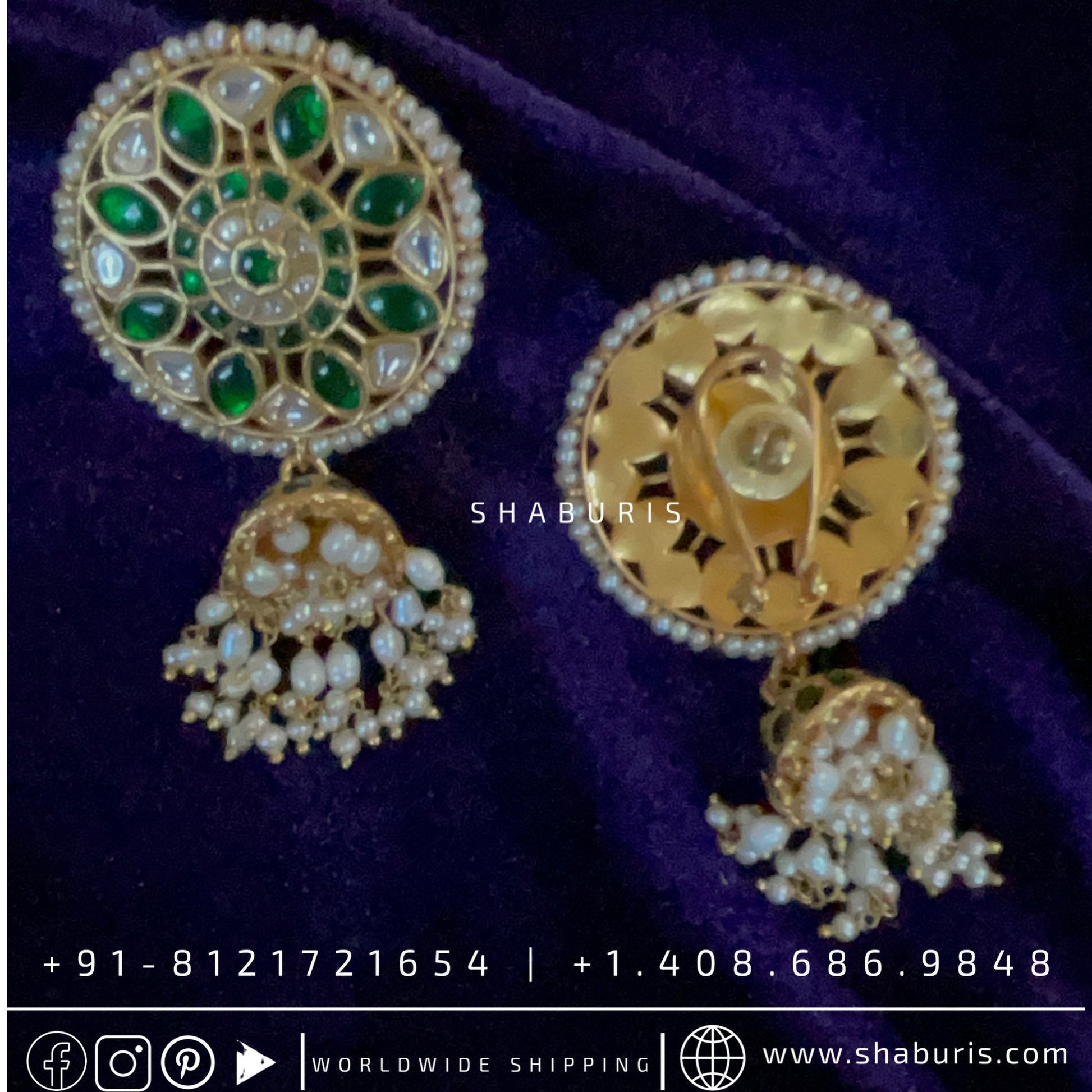 Bridal Jewelry Indian wedding Jewelry Indian gold jewelry designs pure silver jewelry victorian Diamond Jhumka designs statement jewelry