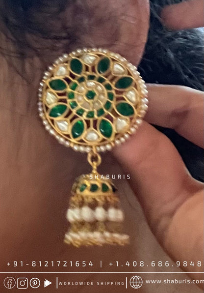 Bridal Jewelry Indian wedding Jewelry Indian gold jewelry designs pure silver jewelry victorian Diamond Jhumka designs statement jewelry