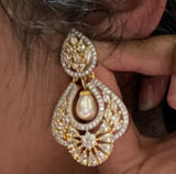 Pearl Earrings,south sea pearl earring,party wear earrings,afghani jewelry pakistani jewelry jaipur jewelry