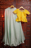Designer CropTop teens crop top haldi outfit lehenga choli mehendi outfit sangeet outfit wedding outfit festive outfit indian dress for kids