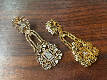 AD CZ earrings,diamond earrings diamond jhumka ,party wear earrings,cocktail jewelry south indian jewelry jaipur jewelry