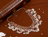 Guttapusalu Jewelry,Pure Silver jewelry Indian ,Nakshi Temple Necklace,Indian Necklace,Indian Bridal,Indian Wedding Antique Jewelry-SHABURIS