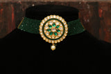 Bead Jewelry,Gold Plated Jewellery Indian ,Artificial Jewellery,lyte weight Indian Bridal,Emerald Jewelry inspired -NIHIRA-SHABURIS