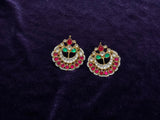 Ruby Earrings,south sea pearl earring,party wear earrings,south indian traditional jewelry artificial jewelry 1 gram gold jewelry designs