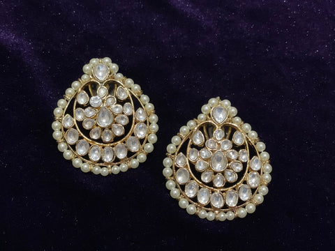 Pearl Earrings,south sea pearl earring,party wear earrings,afghani jewelry pakistani jewelry jaipur jewelry