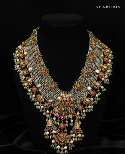 Guttapusalu Jewelry,Pure Silver jewelry Indian, Guttapusalu set,925 silver jewelry,Indian traditional jewelry