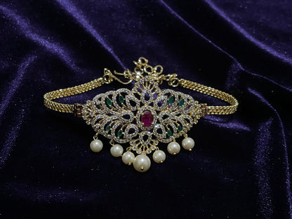 Bhaju Bandh Necklace Simple Jewelry Indian Jewelry Bridal Necklace Fashion Jewelry South Indian Jewelry kids Jewelry gift jewelry