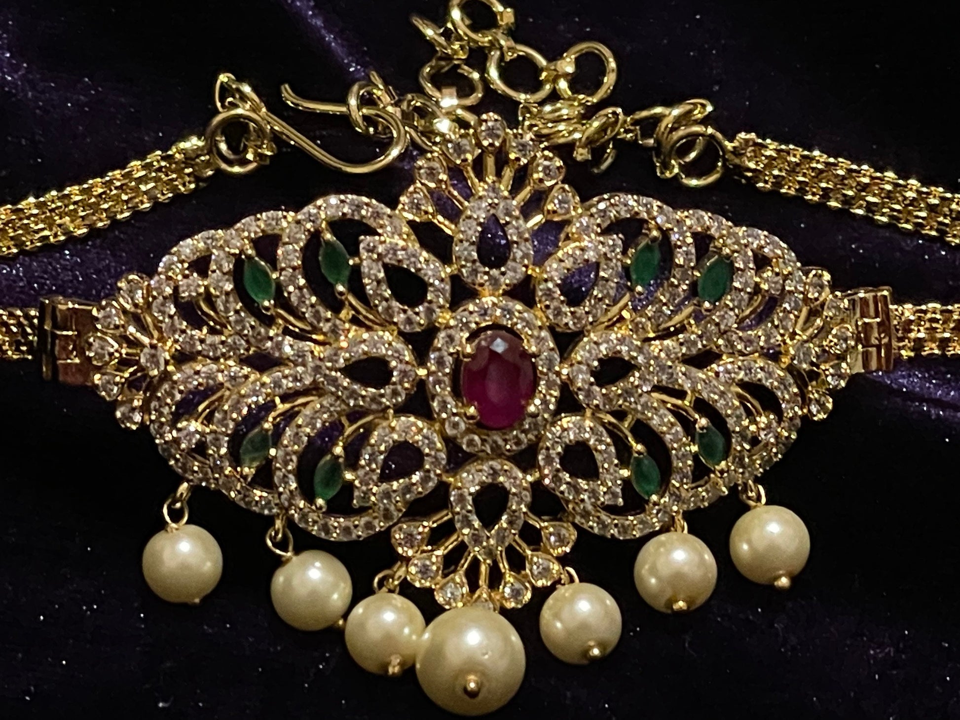 Bhaju Bandh Necklace Simple Jewelry Indian Jewelry Bridal Necklace Fashion Jewelry South Indian Jewelry kids Jewelry gift jewelry