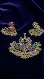 Peacock pendant set Necklace Simple Jewelry Indian Jewelry Bridal Necklace Fashion Jewelry South Indian Jewelry kids Jewelry gift jewelry