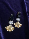 Cocktail Earrings,big jhumka,swarovski,south sea pearl earring,party wear earrings,designer jewelry,hand picked jewelry,celebrity jewelry