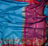 Lyte Weight pattu saree zari Saree handloom saree stitched blouse purple saree blue saree party wear saree silk saree wedding saree