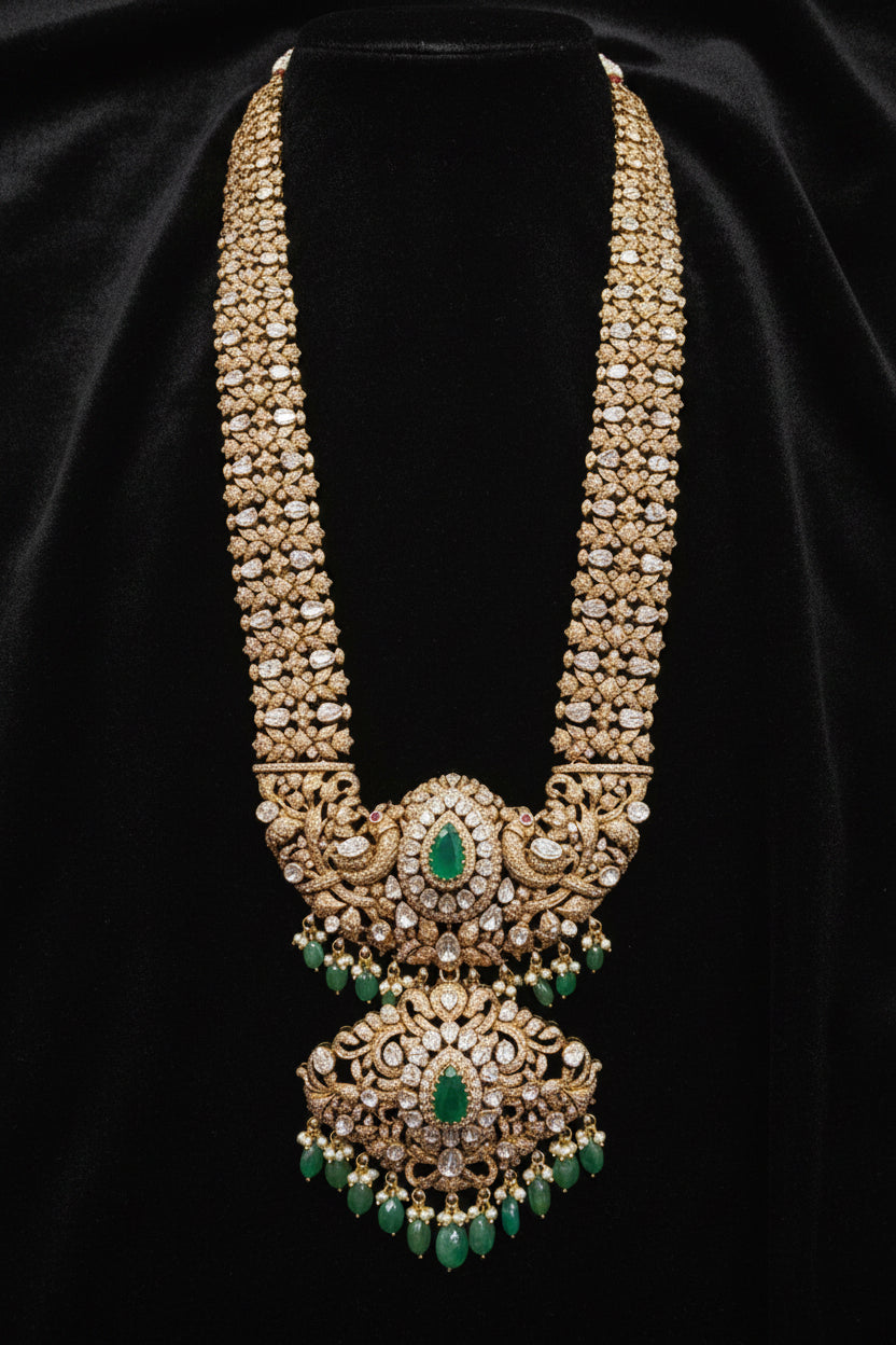 Victorian diamond necklace diamond jewelry silver jewelry 22k gold jewelry designs south indian wedding jewelry indian bridal -SHABURIS