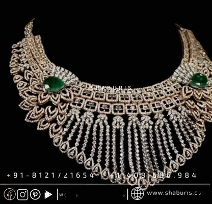 diamond necklace high end jewelry diamond jewelry silver jewelry indian wedding jewelry south indian gold jewelry designs -SHABURIS