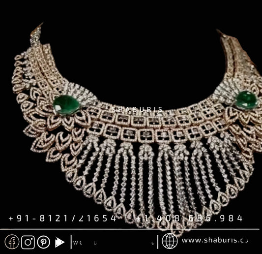 diamond necklace high end jewelry diamond jewelry silver jewelry indian wedding jewelry south indian gold jewelry designs -SHABURIS
