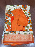Kalamkari Sarees online,South Indian Sarees,Pure Silk Sarees,Kanjivaram Saree,kanchi pattu saree,Zari saree,blue red saree - NIHIRA