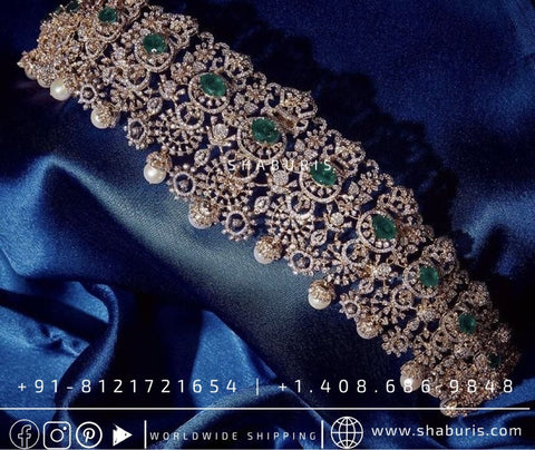 Silver hotsell vaddanam designs