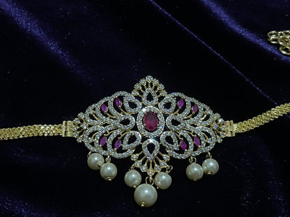 Bhaju Bandh Necklace Simple Jewelry Indian Jewelry Bridal Necklace Rajasthani Jewelry South Indian Jewelry kids Jewelry gift jewelry