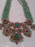 Victorian Necklace Diamond Necklace Beaded Necklace Heavy choker Diamond Jewelry Moissanite Necklace Bridal-SHABURIS