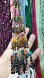 Navaratan Beads Silver necklace beaded mala simple jewelry statement jewelry silver jewelry indian jewelry bridal jewelry