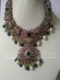 Victorian necklace diamond necklace rubies emeralds bridal diamond necklace indian jewelry designs silver jewelry wedding jewelry - SHABURIS