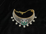 Wedding Jewelry,diamond necklace Indian ,Reception Jewellery,lyte weight Indian Bridal,wedding Jewelry Mehendi jewelry-SHABURIS