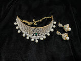 Wedding Jewelry,diamond necklace Indian ,Reception Jewellery,lyte weight Indian Bridal,wedding Jewelry Mehendi jewelry-SHABURIS