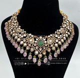 Victorian necklace diamond necklace rubies emeralds bridal diamond necklace indian jewelry designs silver jewelry wedding jewelry - SHABURIS