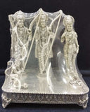 Pure silver ram parivar pure silver rama sita pure silver return gift silver,pooja samagri silver pooja articles 925 silver: PreOrder