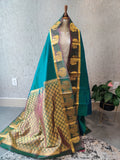 Kanchi saree Rama Green silk saree Gift saree Indian ethnicwear partywear saree traditional saree ethnic saree bridal saree