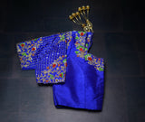 Royal Blue blouse indian,Latest indian blouse designs,saree blouse designs indian,saree stitched blouse,south indian blouse,designer blouse