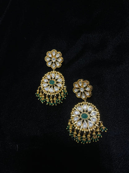 Wedding Jewelry,kundan jhumka Indian ,Reception Jewellery,lyte weight Indian Bridal,wedding Jewelry Mehendi jewelry-SHABURIS