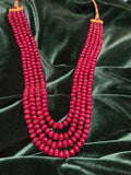 Strawberry Ruby Beads | Mens mala | Unisex jewelry