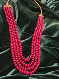 Strawberry Ruby Beads | Mens mala | Unisex jewelry