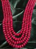 Strawberry Ruby Beads | Mens mala | Unisex jewelry