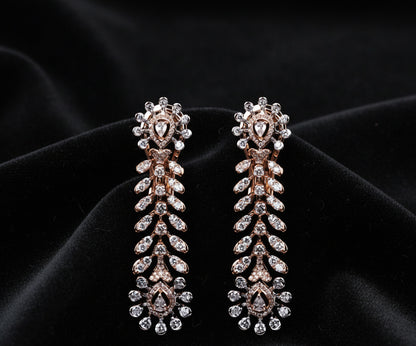 Cocktail earrings Cocktail Jewelry Polki Diamond Earrings Polki Jhumkas Diamond Jhumkas Big Earrings 925 Silver Jewelry Silver Earrings - SHABURIS